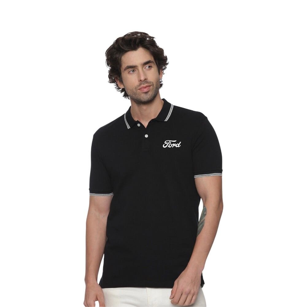 Allen Solly Polo T-shirt Men- Black